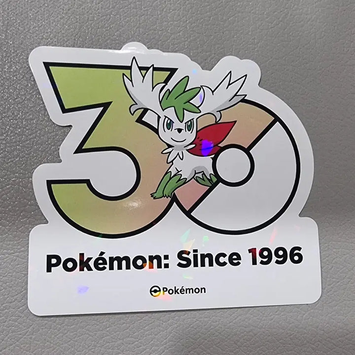 [BUNJANG] Pokemon 30th Anniversary Stickers Darkrai, Shaymin, Celebi / 포켓몬 30주년 스티커 다크라이 쉐이미