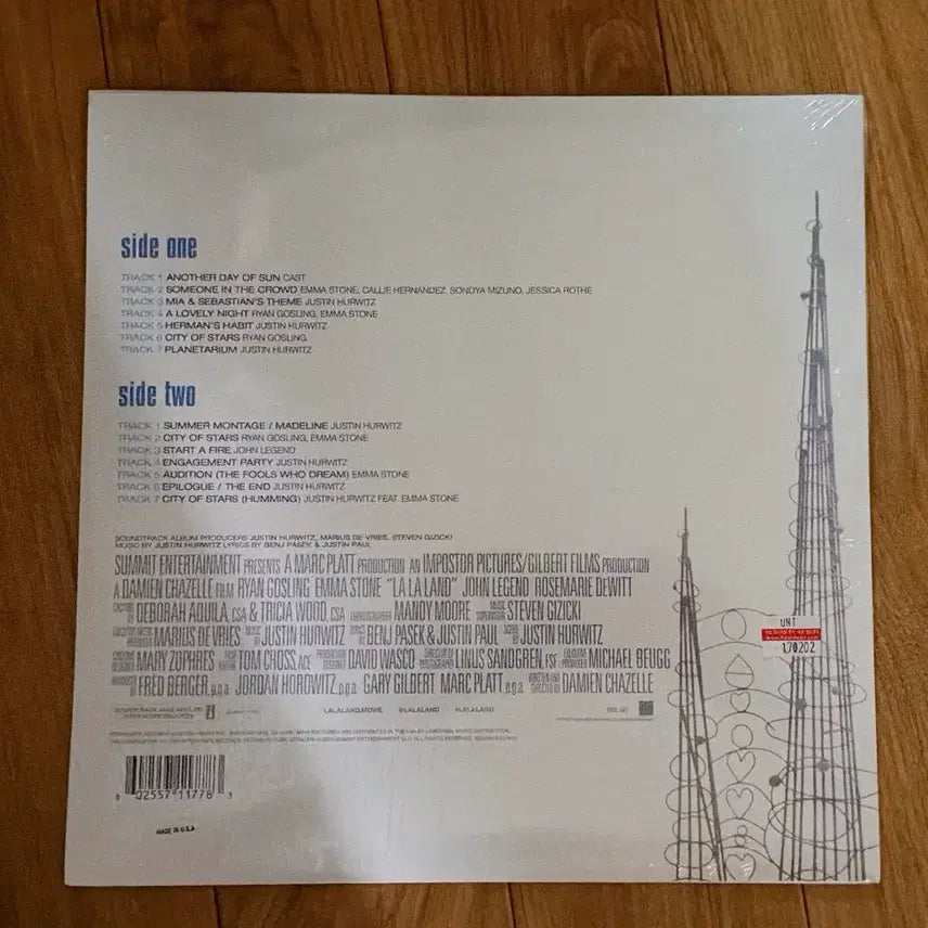 [SOLD OUT] [미개봉 새상품] 라라랜드 LaLaLand OST 블루 바이닐 초판