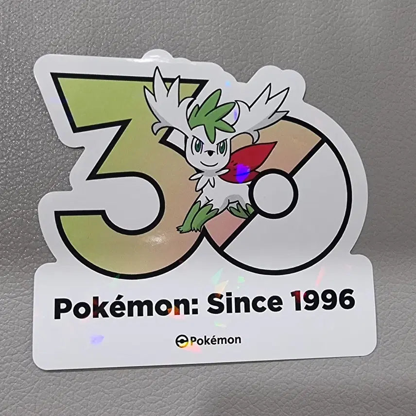 [BUNJANG] Pokemon 30th Anniversary Sticker - Shaymin (Sky Form) / 포켓몬 30주년 스티커 쉐이미