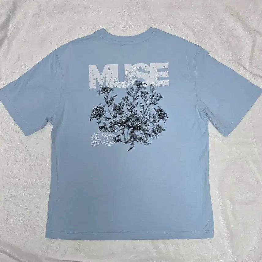 [BUNJANG] Jimin Muse Short Sleeve T-Shirt (Size M, Light Blue) / M사이즈) 지민 뮤즈 반팔 티셔츠 LB_M 새상품 라이트 블루