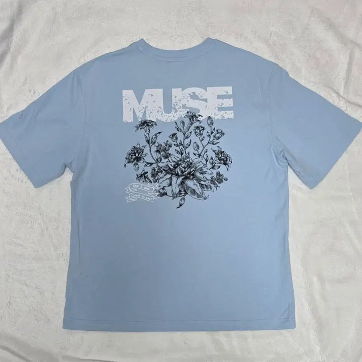 [BUNJANG] Jimin Muse Short Sleeve T-Shirt (Size M, Light Blue) / M사이즈) 지민 뮤즈 반팔 티셔츠 LB_M 새상품 라이트 블루