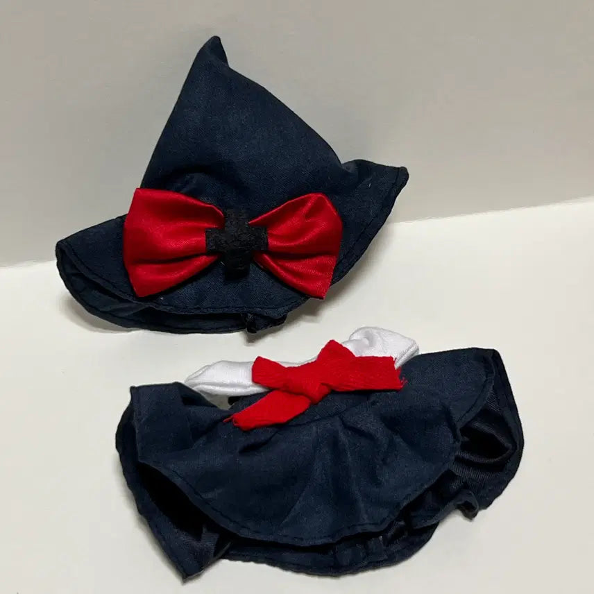 [BUNJANG] 10cm Doll Witch Hat and Dress Set - Kiki Witch Delivery Service Inspired / 10cm 10깅 마녀배달부 키키 원피스 마녀 모자 세트 인형옷 누이옷