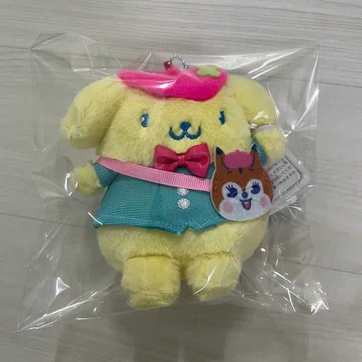 [BUNJANG] Sanrio Pompompurin Kufi Ramune Doll Keychain / 산리오 폼폼푸린 쿠피 라무네 인형 키링