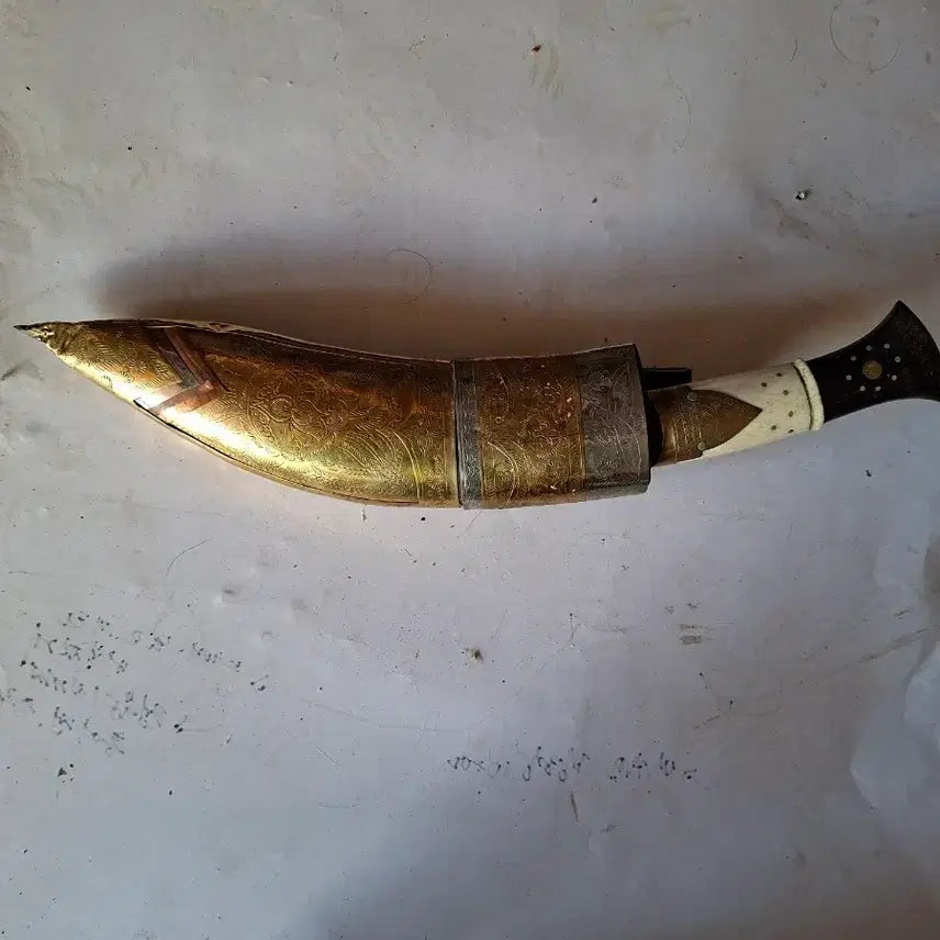 [BUNJANG] Nepalese Kukri Knife with Ornate Sheath / 네팔 쿠쿠리칼