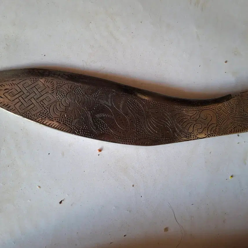 [BUNJANG] Nepalese Kukri Knife with Ornate Sheath / 네팔 쿠쿠리칼
