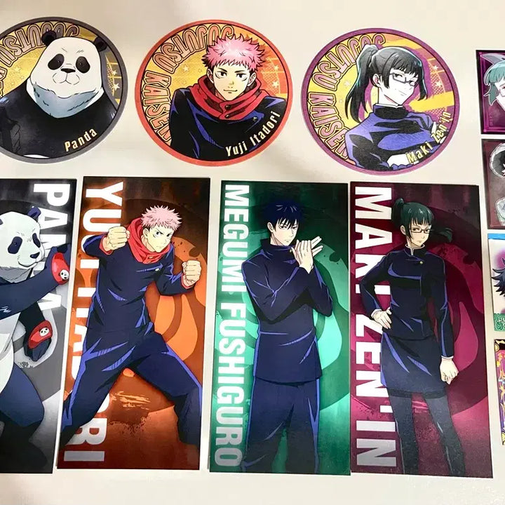 [BUNJANG] Jujutsu Kaisen Photocard, Sticker, and Coaster Set / 주술회전 포토카드/스티커/코스터 세트
