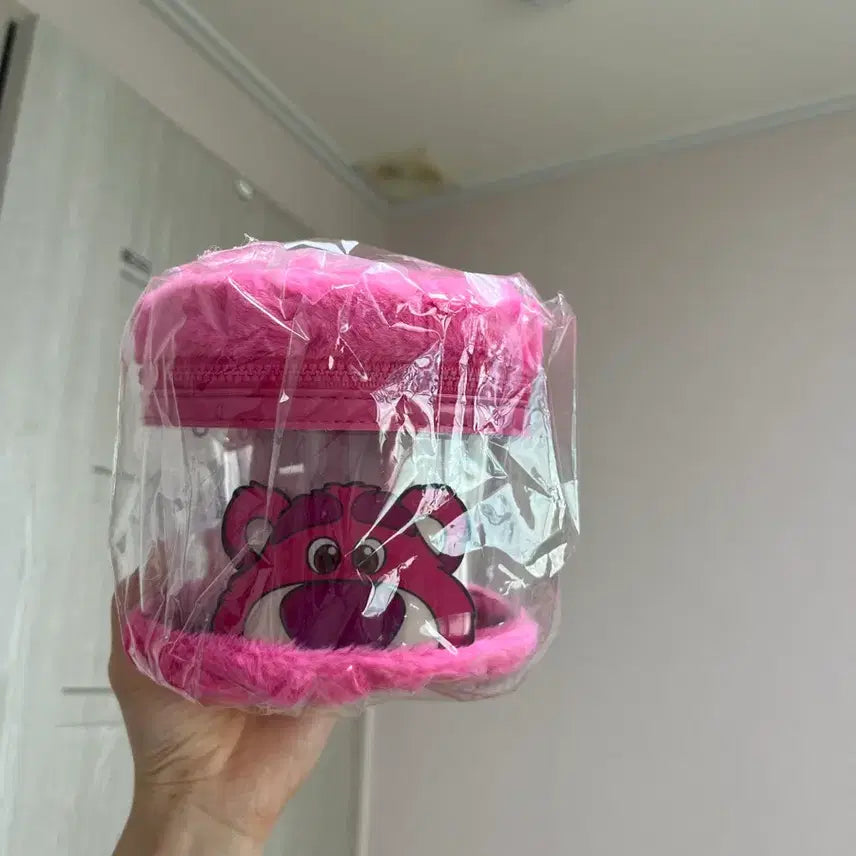 [BUNJANG] CLIO x Toy Story Pink Fur Pouch / 클리오x토이스토리 파우치새 제품