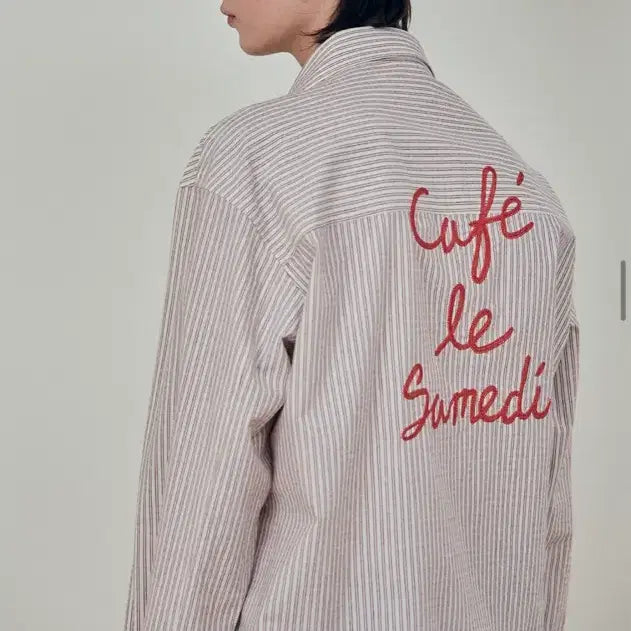 [BUNJANG] Stu Striped Shirt (Size L) / Stu 셔츠