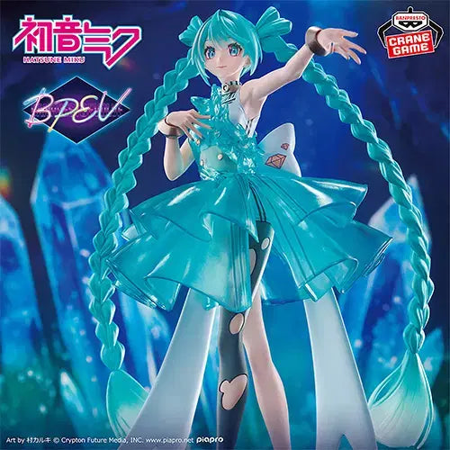 [BUNJANG] Banpresto EVOLVE Clearluxe Hatsune Miku Emerald Gem Figure (Unsealed) / 반프레스토 EVOLVE Clearluxe 하츠네 미쿠 에메랄드젬 피규어