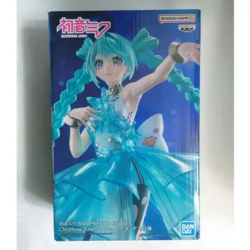[BUNJANG] Banpresto EVOLVE Clearluxe Hatsune Miku Emerald Gem Figure (Unsealed) / 반프레스토 EVOLVE Clearluxe 하츠네 미쿠 에메랄드젬 피규어