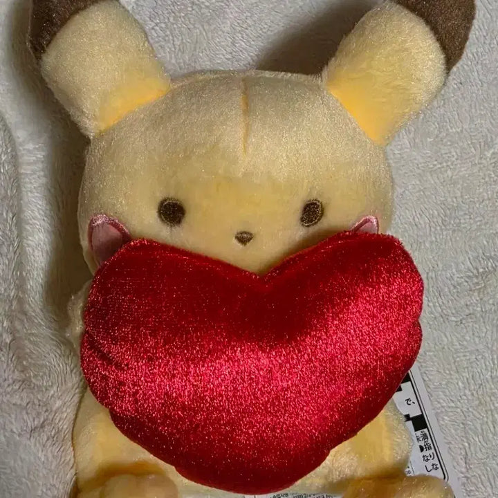 [BUNJANG] Pokemon Pikachu Heart Plush / 성수 팝업 포켓몬스터 피카츄 하트 인형