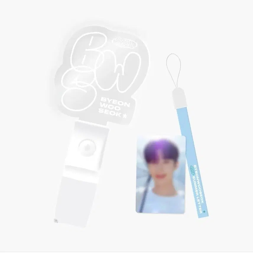 [BUNJANG] Byun Woo Seok Official Lightstick Photocard Bundle Set (Sealed) / (미개봉) 변우석 공식 응원봉 포카포함 선재 21세기 대군부인