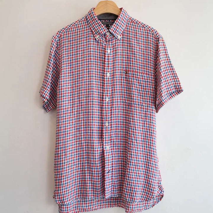 [BUNJANG] Tommy Hilfiger Linen Shirt / TOMMY HILFIGER 타미힐피거 린넨 셔츠