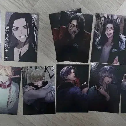 [BUNJANG] Tokyo Revengers Fan Art Postcard 16-Piece Bundle Set / 도리벤 미아님 스티커18장 일러스트 카드 엽서 아트북,다른작가카드16장