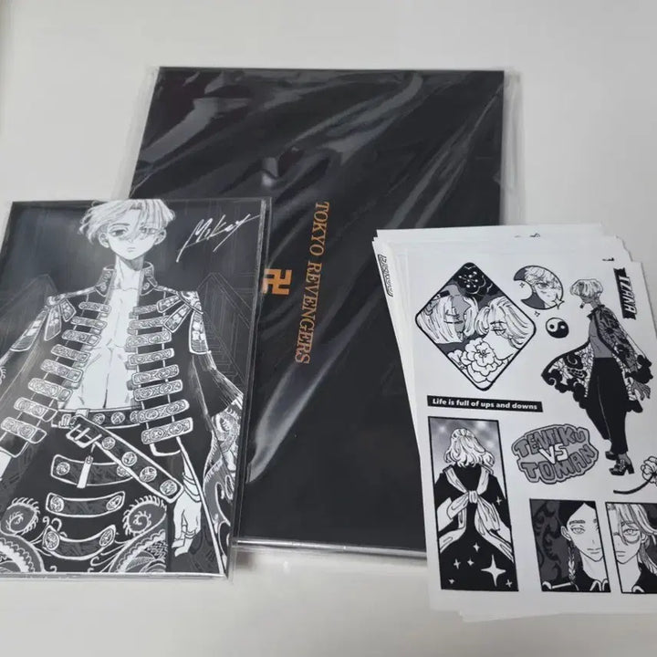 [BUNJANG] Tokyo Revengers Fan Art Postcard 16-Piece Bundle Set / 도리벤 미아님 스티커18장 일러스트 카드 엽서 아트북,다른작가카드16장