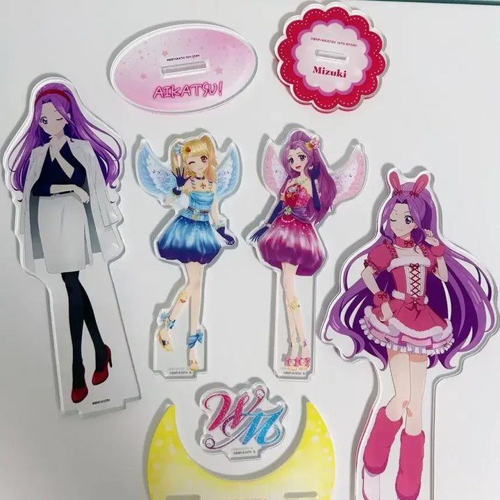 [BUNJANG] Aikatsu Mizuki Luna Acrylic Standee Bundle Set / 급전 판매 일괄) 아이엠스타 아이카츠 미즈키 루나 아크릴 더블엠