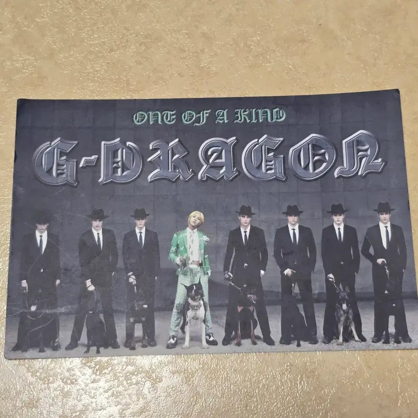 [BUNJANG] G-Dragon (GD) 1st Broadcast Celebration Official Goods Postcard / 지디 지드래곤 GD GDRAGON 원옵카 첫방 기념 공방 엽서