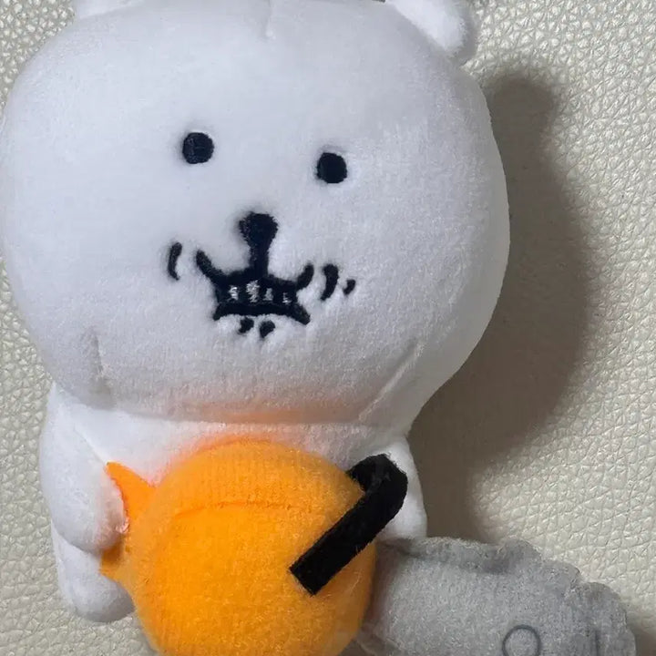 [BUNJANG] Nagano Market Nongdamgom Chainsaw Doll Mascot Keychain / 나가노마켓 농담곰 체인소 톱담곰 마스코트 인형 키링