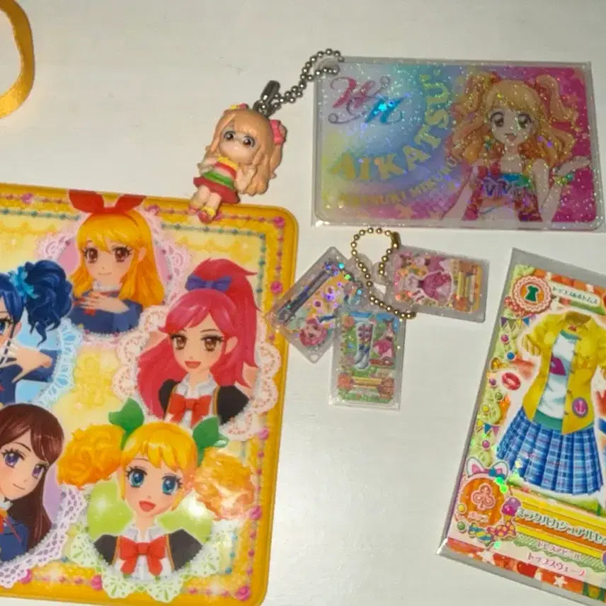 [BUNJANG] Aikatsu! iMSTAR Goods Miru Mikuru Fan Card Charm / 아이카츠 아이엠스타 굿즈 키링 카드 미르 미쿠루 팬증
