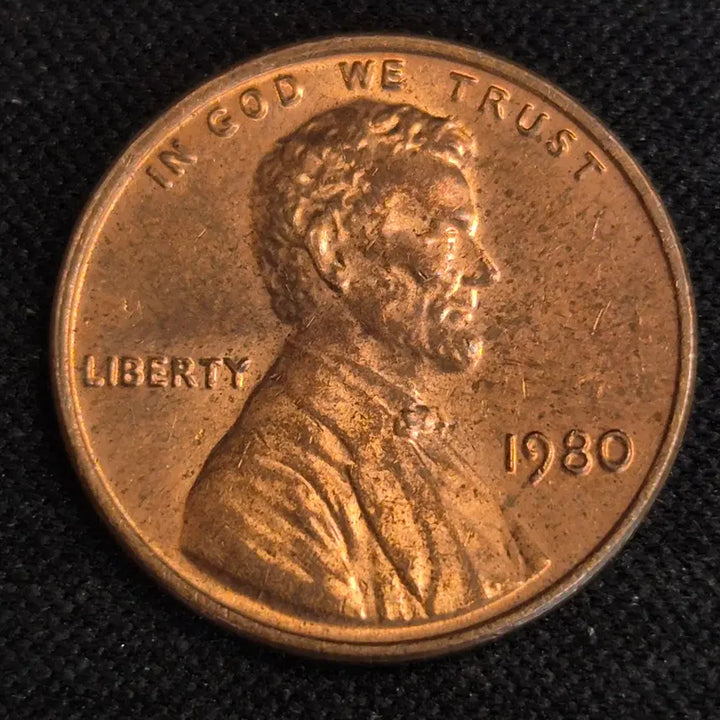 [BUNJANG] 1980 United States 1 Cent Coin / 1980년 미국 1센트 동전 [EP. 2873]