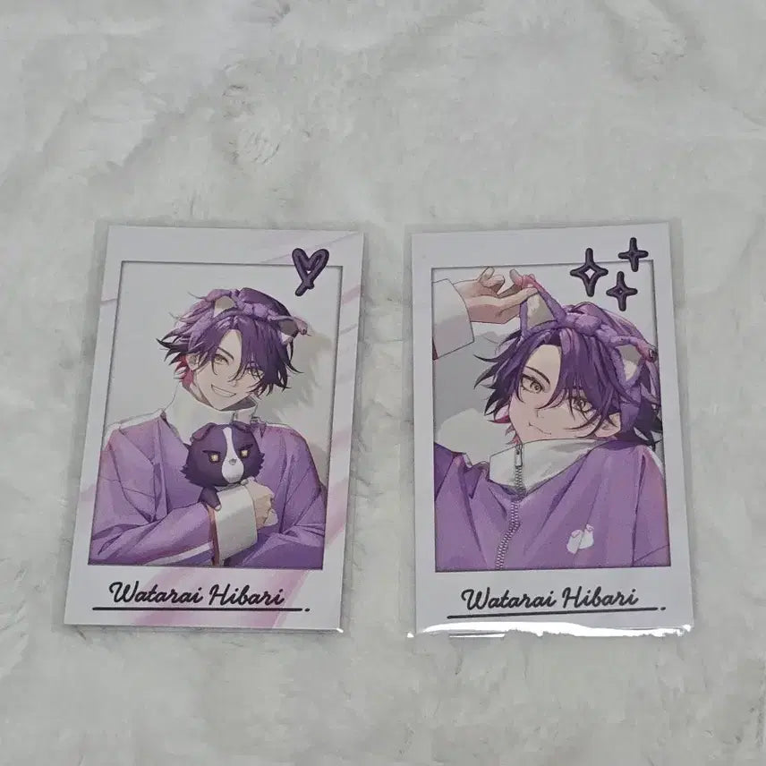 [BUNJANG] Nijisanji Hibari Pajama Cheki Bundle Set / 일괄 니지산지 히바리 파자마 체키
