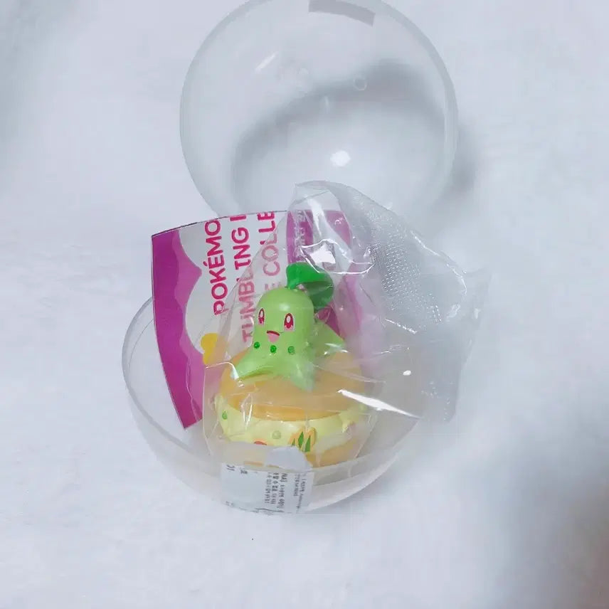[BUNJANG] Pokemon Chikorita Gachapon Figure Collection / 포켓몬 오뚝이 피규어 컬렉션 치코리타 가챠