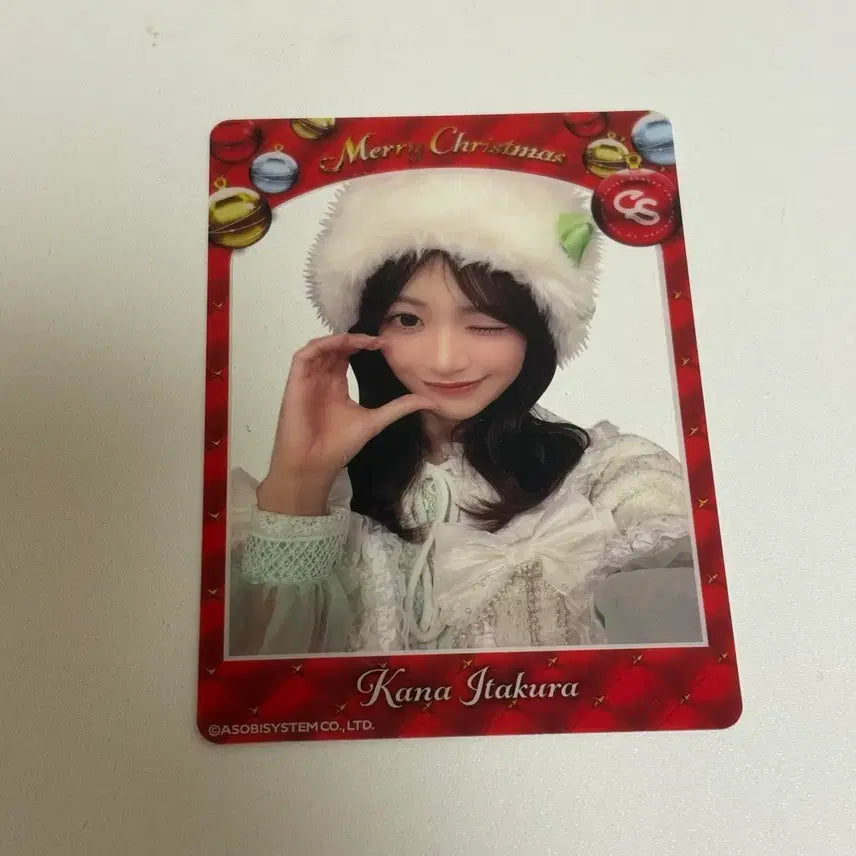 [BUNJANG] Cutie Street Itakura Kana Clear Photocard / 큐티스트리트 큐티스트릿 큐스토 이타쿠라 카나 클리어 토레카