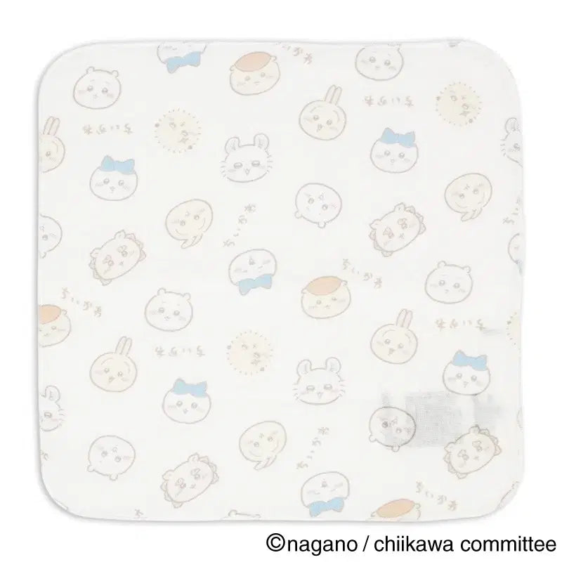 [BUNJANG] Chiikawa x Akachan Honpo Collaboration Gauze Handkerchiefs (5-Piece Set) / 치이카와 *아카짱혼포 콜라보 거즈 손수건 5매 세트