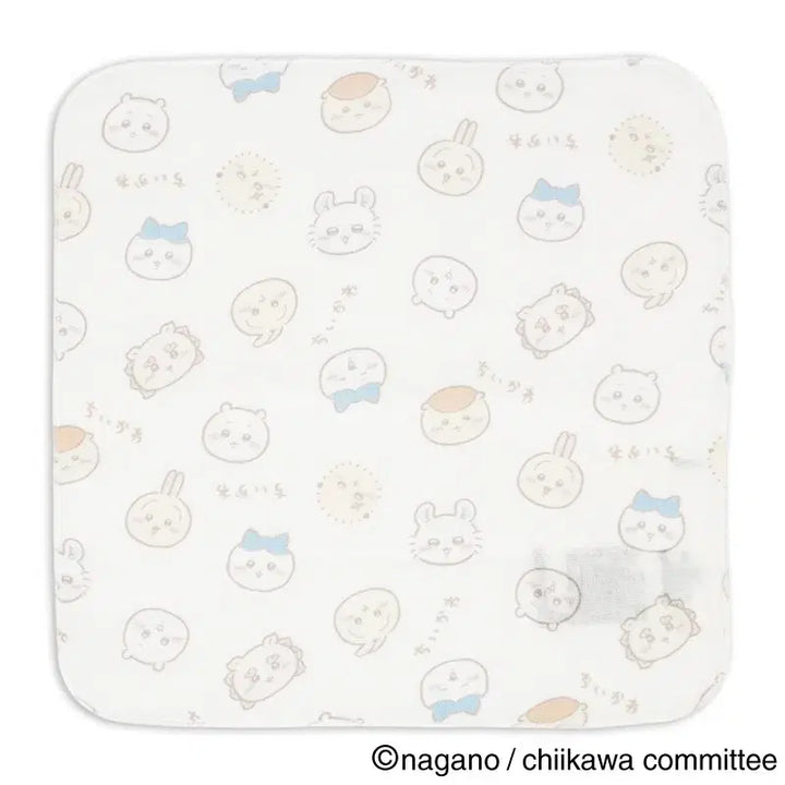[BUNJANG] Chiikawa x Akachan Honpo Collaboration Gauze Handkerchiefs (5-Piece Set) / 치이카와 *아카짱혼포 콜라보 거즈 손수건 5매 세트