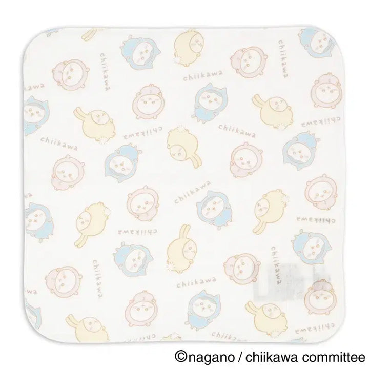 [BUNJANG] Chiikawa x Akachan Honpo Collaboration Gauze Handkerchiefs (5-Piece Set) / 치이카와 *아카짱혼포 콜라보 거즈 손수건 5매 세트