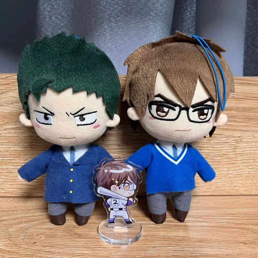 [BUNJANG] Daiya No Ace Kuramochi &amp; Miyuki Plush Set / 다이에이 쿠라모치, 미유키 누이 세트