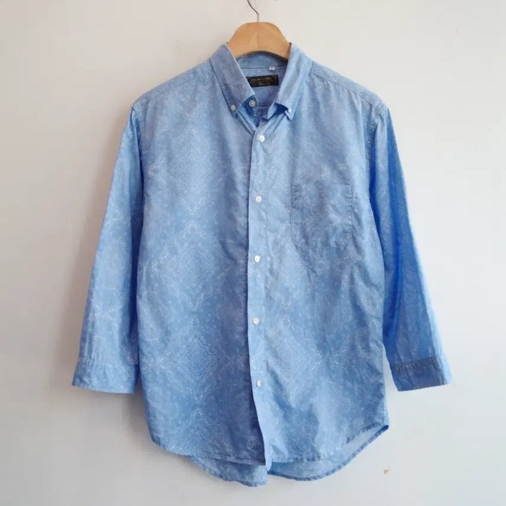 [BUNJANG] FREAKS STORE Paisley Pattern Linen Blend Shirt / FREAKS STORE 프릭스 스토어 페이즐리패턴 린넨 셔츠