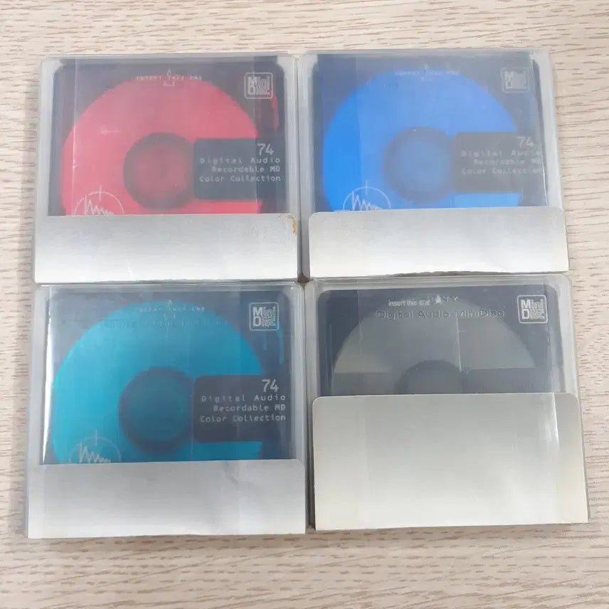 [BUNJANG] Sony Color MiniDisc 74 Minute (Unused) - 5 Pack / 소니 컬러 공MD 미니디스크 74분 4장 (미사용)