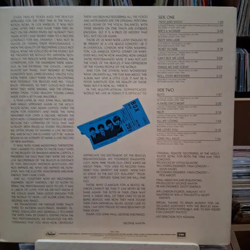 [BUNJANG] The Beatles Hollywood Bowl LP (Gatefold) / 희귀 소장가치 게이트폴더 비틀즈 헐리우드볼 LP