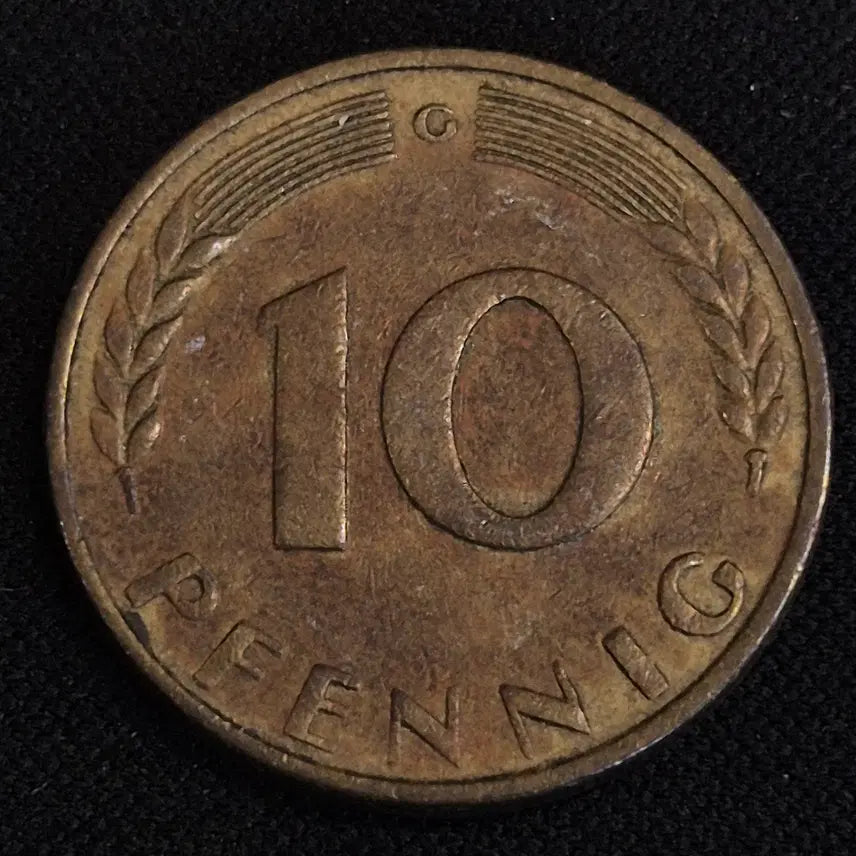 [BUNJANG] 1969 Germany 10 Pfennig Coin / 1969년 독일 10페니히 동전 [EP. 2892]