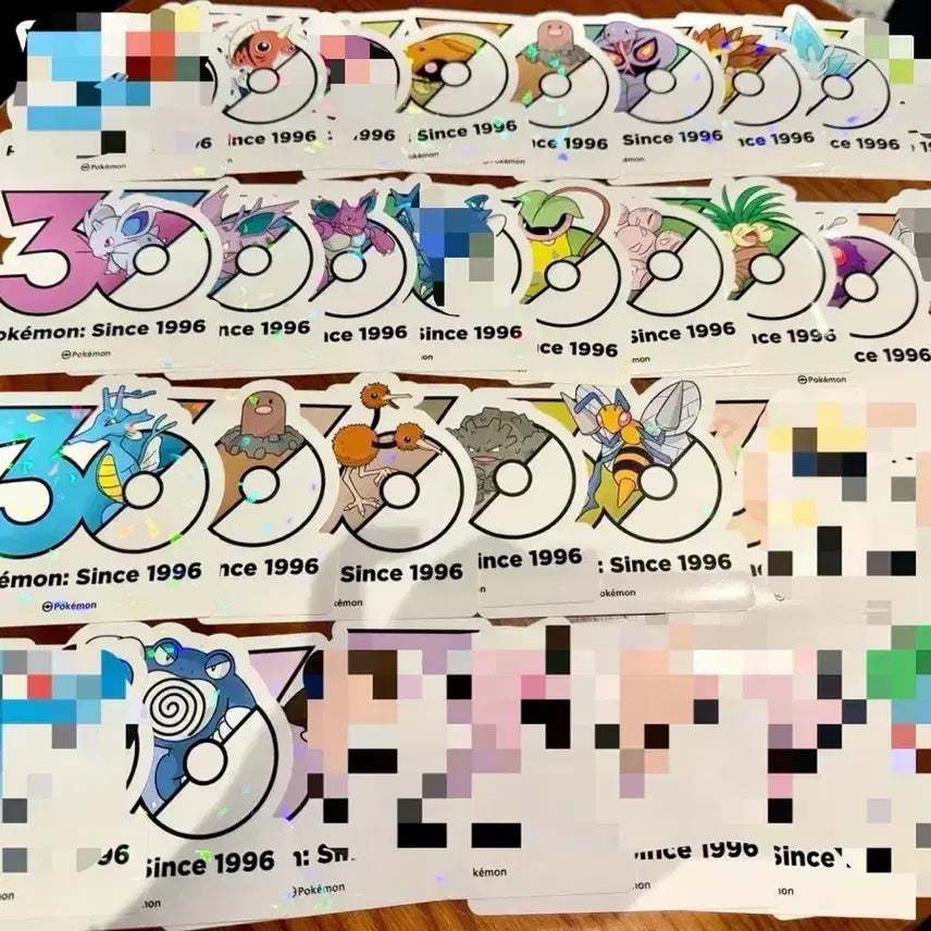 [BUNJANG] Pokemon 30th Anniversary Logo Sticker / 포켓몬 30주년 로고 스티커 판매