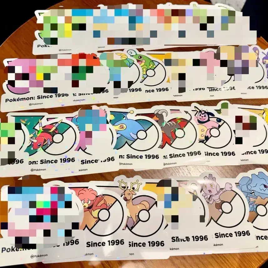 [BUNJANG] Pokemon 30th Anniversary Logo Sticker / 포켓몬 30주년 로고 스티커 판매