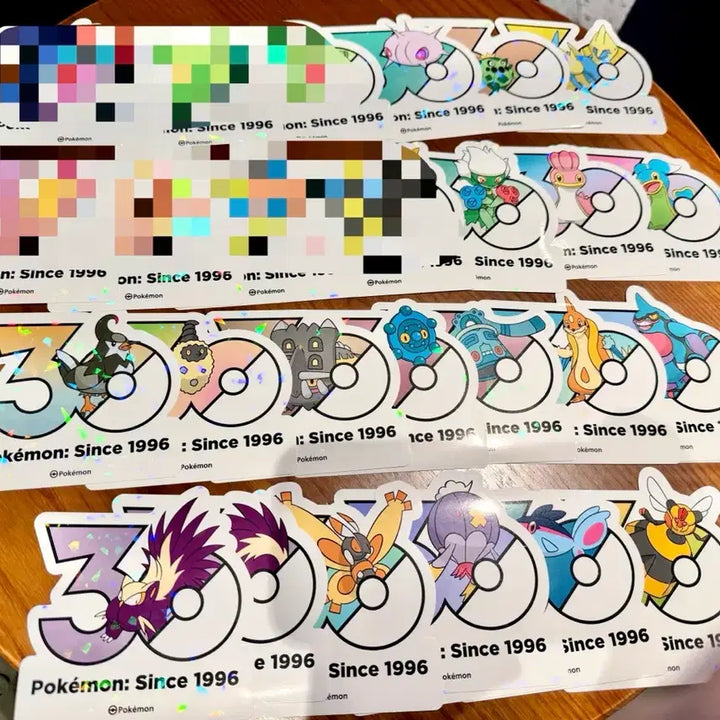 [BUNJANG] Pokemon 30th Anniversary Logo Sticker / 포켓몬 30주년 로고 스티커 판매