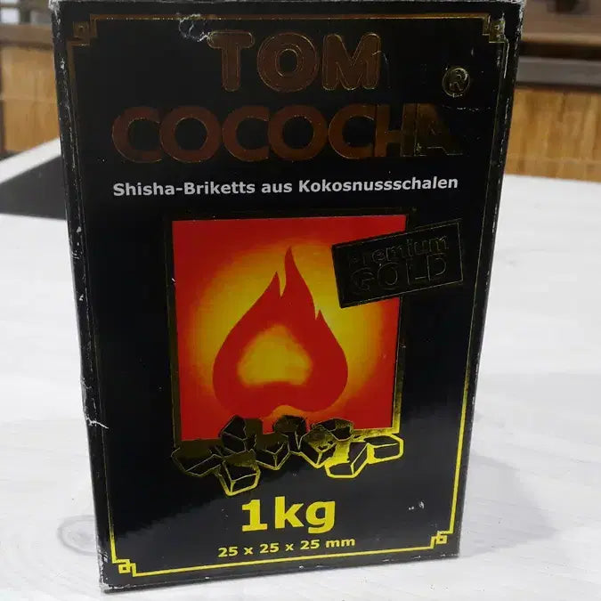 [BUNJANG] Tom Cococha Premium Gold Natural Charcoal (1kg) / Tom Cococha 프리미엄 골드 천연 숯 1킬로