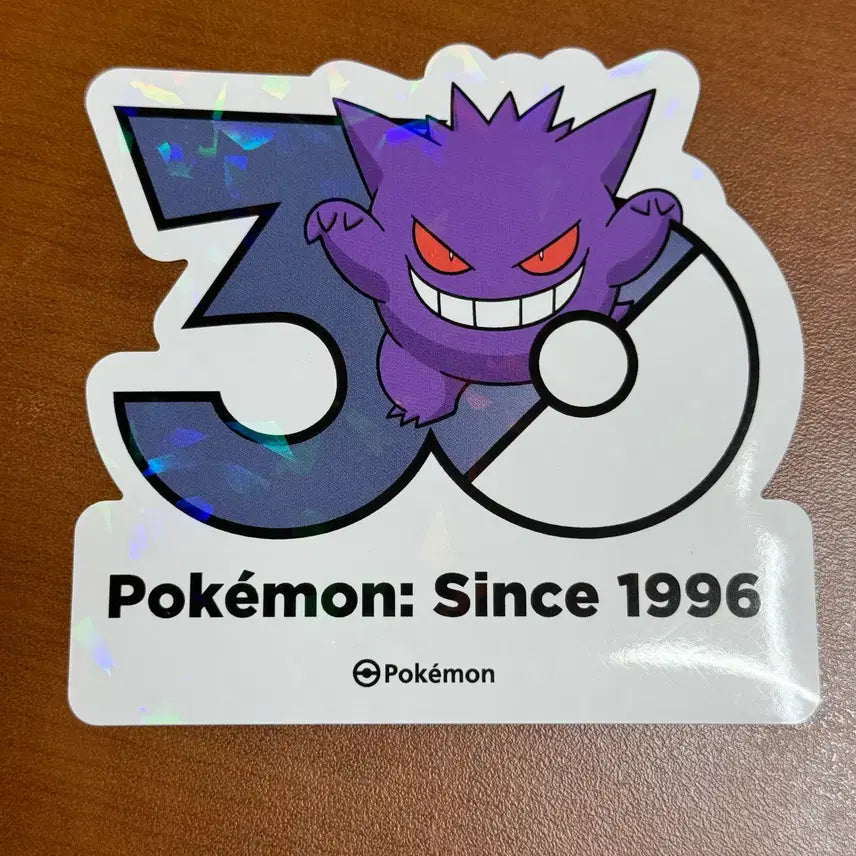 [BUNJANG] Pokemon 30th Anniversary Gengar Sticker / 포켓몬 30주년 스티커 팬텀