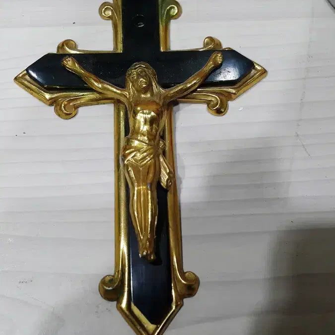 [BUNJANG] Vintage American Christian Cross and Madonna Statue / 미국 십자가와 마리아상