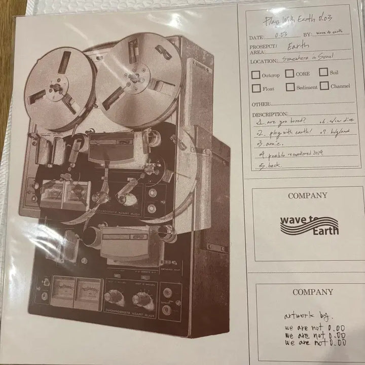 [BUNJANG] Wave to Earth 0.03 LP Ivory Version / (새상품) 웨이브투어스 wave to earth 0.03 LP 아이보리