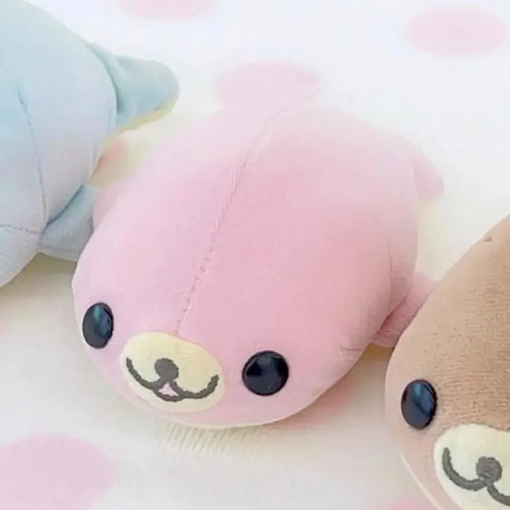 [BUNJANG] Mamegoma Sakura Goma Plush / 마메고마 인형 사쿠라고마 핑크 단추눈