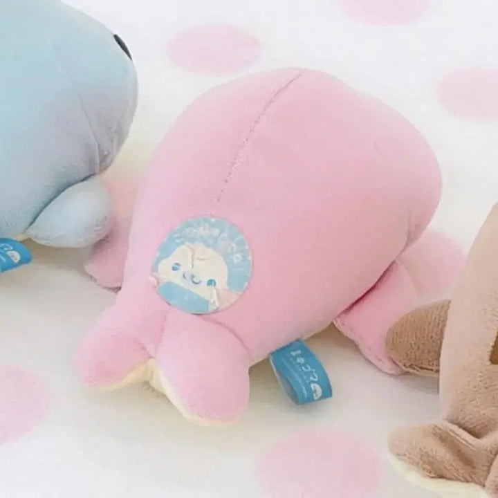 [BUNJANG] Mamegoma Sakura Goma Plush / 마메고마 인형 사쿠라고마 핑크 단추눈