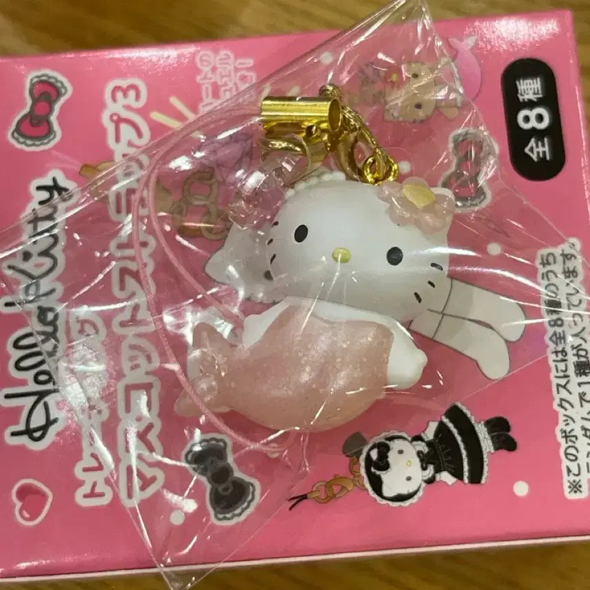 [BUNJANG] Hello Kitty Trading Mascot Strap 3 (Pink Mermaid) / 헬로키티 트레이딩 마스코트 스트랩3 (핑크 인어)