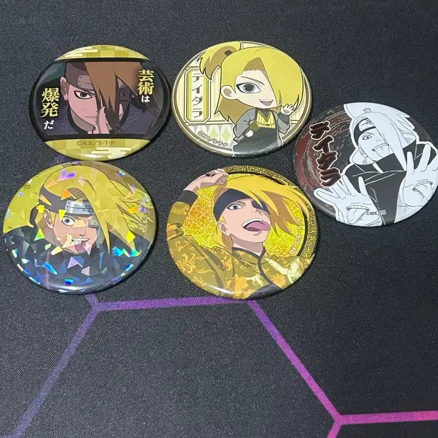 [BUNJANG] Naruto Deidara Badge Set Bundle / 나루토 데이다라 뱃지 세트 일괄 양도