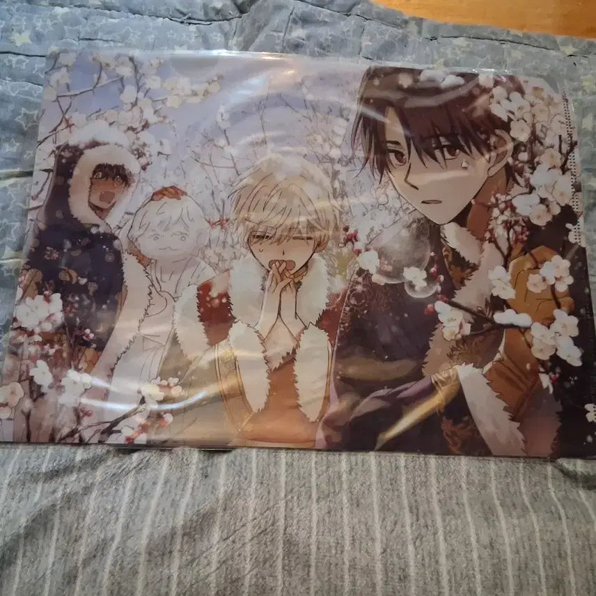[BUNJANG] Sealed Illustration Scroll Rod (Male &amp; Female Characters) / 미개봉 일러스트 족자봉 (남녀 캐릭터)