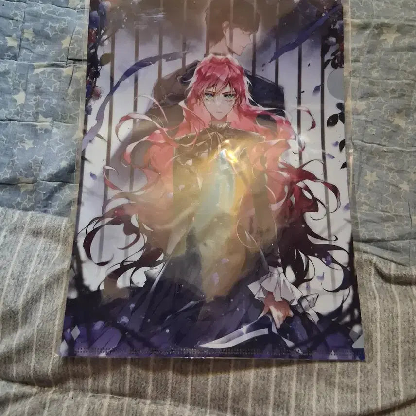 [BUNJANG] Sealed Illustration Scroll Rod (Male &amp; Female Characters) / 미개봉 일러스트 족자봉 (남녀 캐릭터)