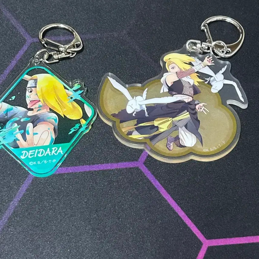 [BUNJANG] Naruto Deidara Acrylic Keychain Bundle Set / 나루토 데이다라 아크릴 키링 일괄 양도