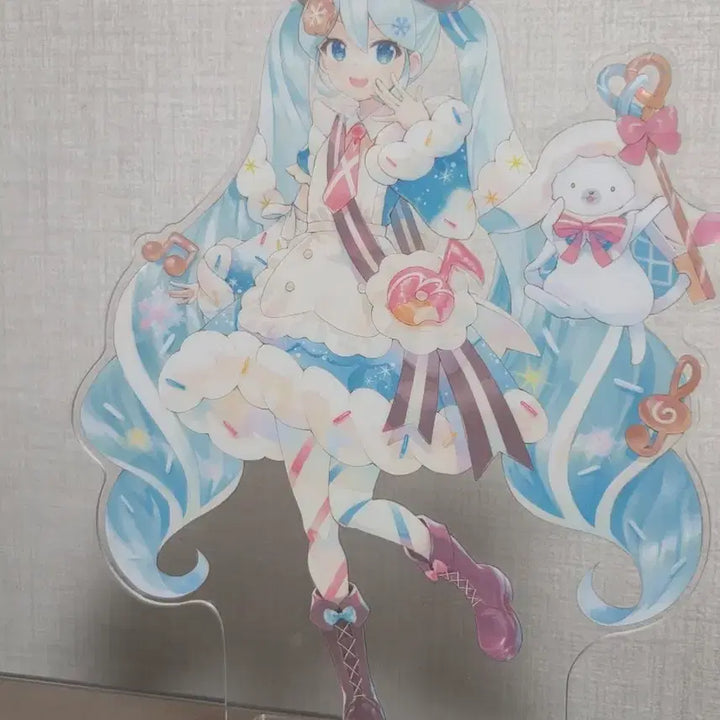 [BUNJANG] Hatsune Miku 2026 Snow Big Acrylic Stand / 하츠네미쿠 2026 스노우 빅 아크릴 판매